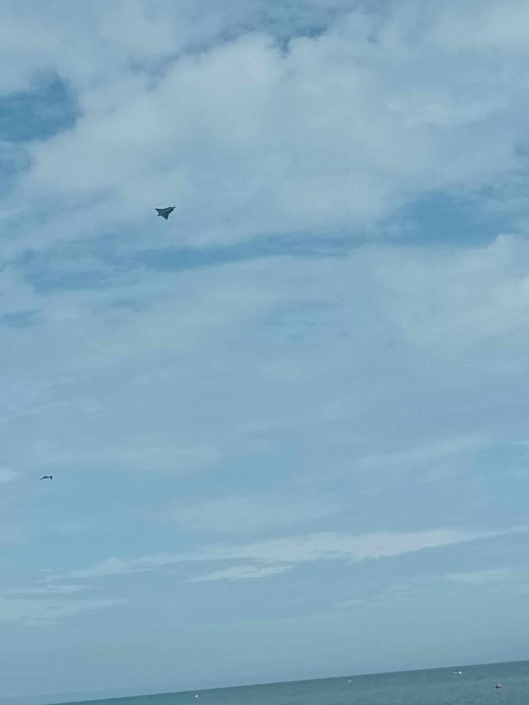 The Swedish AF Historic Flight Draken at Eastbourne 2024